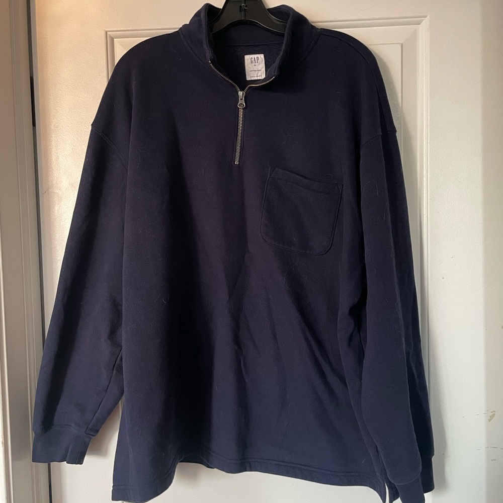 Gap Men’s Relaxed Vintage Soft Quarter-Zip Sweatshirt